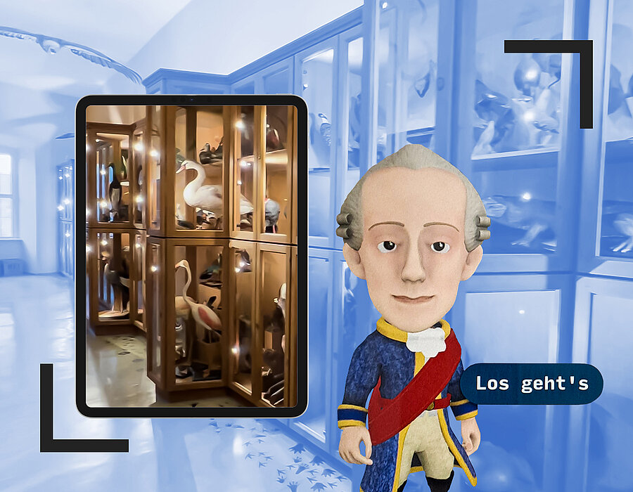 Mit dem Tablet durch die Ausstellung